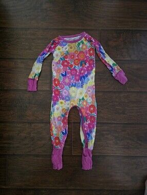 Little Sleepies Pink Floral Sleeper